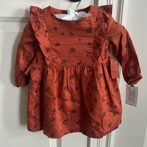 Carter’s Fall Floral Baby Dress with Bloomers - NWT! 12m